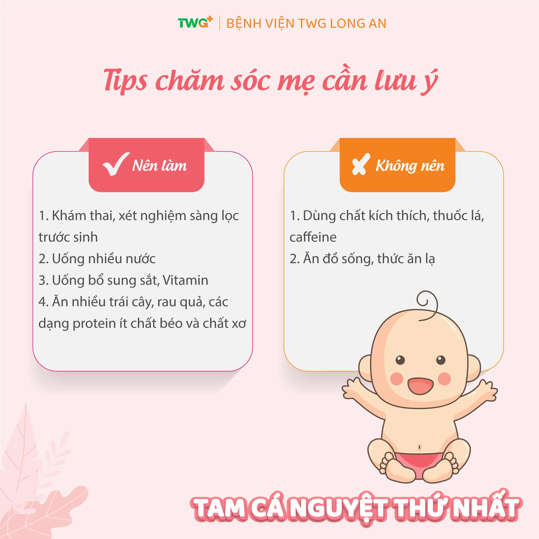 Những điều cần biết về lịch khám thai ở tam cá nguyệt thứ nhất