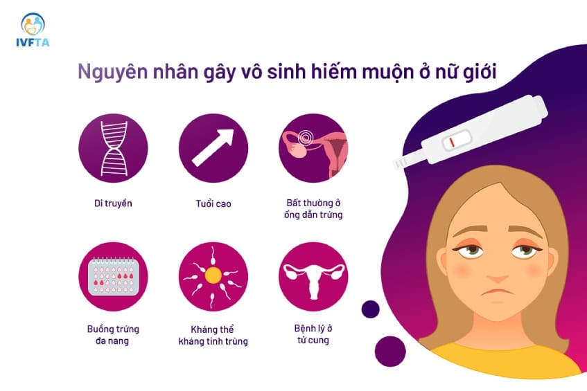 nguyên nhân vô sinh ở nữ giới phương pháp điều trị hiếm muộn