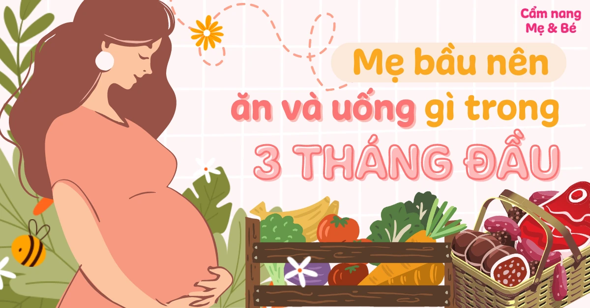 Nhu cầu dinh dưỡng trong 3 tháng đầu thai kỳ